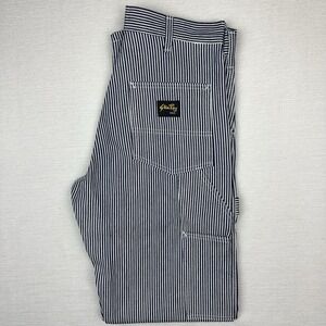 Stan Ray Railroad Hickory Stripe OG Painter Pants Men 31x34 Classic Workwear